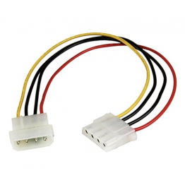 Cáp nối nguồn Molex LP4 12in M/F - Đầu nối nguồn Molex 4 pin - Cáp nối nguồn 4 pin - Cáp nguồn LP4 (LP4POWEXT12)